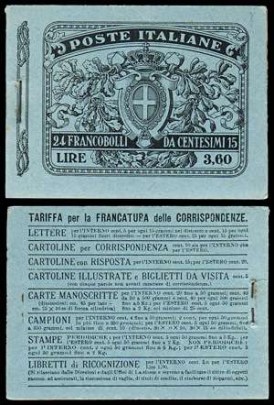 ITALIA REGNO 1911 - 02: Libretto, 24 esemplari del 15c grigio nero  - Asta Selezione  [..]