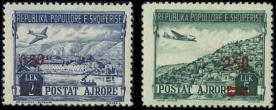 ALBANIA 1952-53 - ALBANIA Air ...  (1952)  - Auction Shop On-line - MARIO ZANARIA di Angelo Zanaria e C.