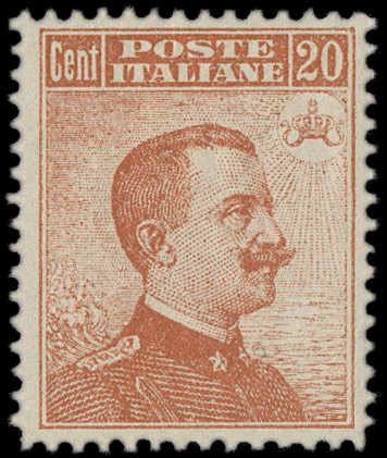 1916 - Regno d&#39;Italia: Michetti, 20c arancio. Splendido, discreta centratura  [..]