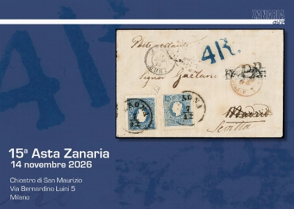 15ª ASTA PUBBLICA ZANARIA - 14 novembre 2026
