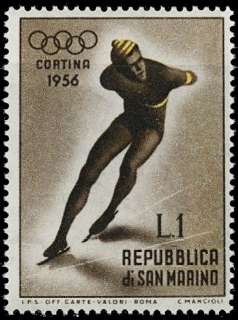 SAN MARINO 1955 - Olimpiadi di Cortina 1956 la serie completa