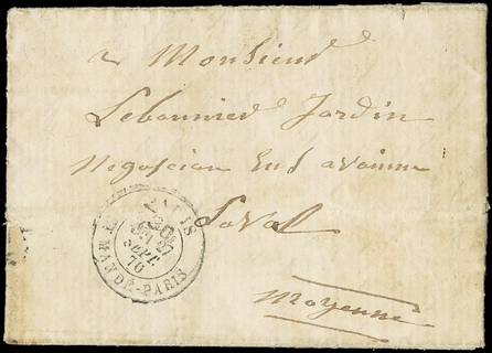 FRANCIA 1870 BALLON MONTÉ - 03: LES ETATS UNIS