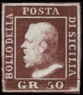 SICILIA 1859 - 14a: 50gr cioccolato senza gomma
