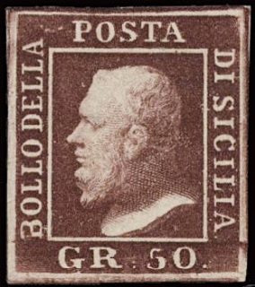 SICILIA 1859 - 14a: 50gr cioccolato nuovo